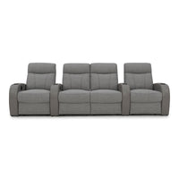 Rialto Italian Leather & Fabric Home Theater Seating