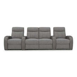 Rialto Italian Leather & Fabric Home Theater Seating