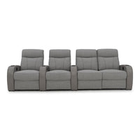Rialto Italian Leather & Fabric Home Theater Seating