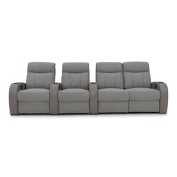 Rialto Italian Leather & Fabric Home Theater Seating