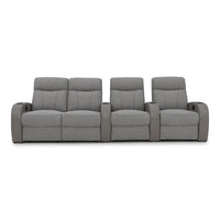 Rialto Italian Leather & Fabric Home Theater Seating