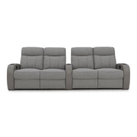 Rialto Italian Leather & Fabric Home Theater Seating