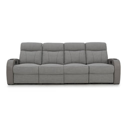 Rialto Italian Leather & Fabric Home Theater Seating