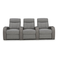 Rialto Italian Leather & Fabric Home Theater Seating