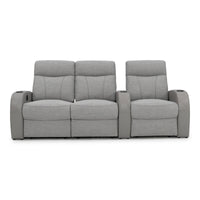 Rialto Italian Leather & Fabric Home Theater Seating