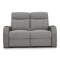 Rialto Italian Leather & Fabric Home Theater Seating
