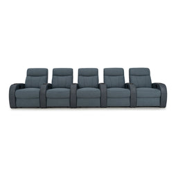Rialto Italian Leather & Fabric Home Theater Seating