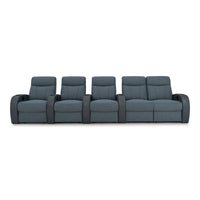 Rialto Italian Leather & Fabric Home Theater Seating