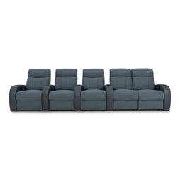 Rialto Italian Leather & Fabric Home Theater Seating