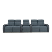 Rialto Italian Leather & Fabric Home Theater Seating