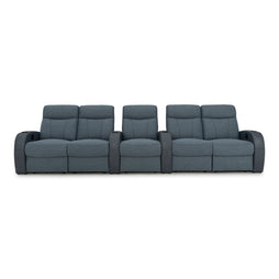 Rialto Italian Leather & Fabric Home Theater Seating