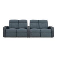 Rialto Italian Leather & Fabric Home Theater Seating