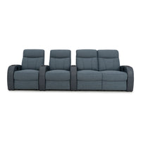 Rialto Italian Leather & Fabric Home Theater Seating