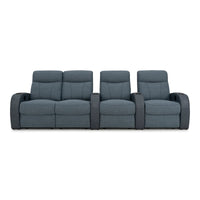 Rialto Italian Leather & Fabric Home Theater Seating