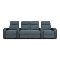 Rialto Italian Leather & Fabric Home Theater Seating