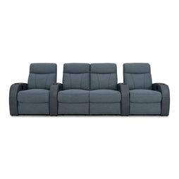 Rialto Italian Leather & Fabric Home Theater Seating