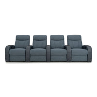 Rialto Italian Leather & Fabric Home Theater Seating