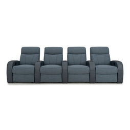 Rialto Italian Leather & Fabric Home Theater Seating