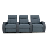 Rialto Italian Leather & Fabric Home Theater Seating