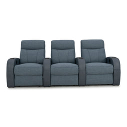 Rialto Italian Leather & Fabric Home Theater Seating