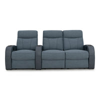 Rialto Italian Leather & Fabric Home Theater Seating