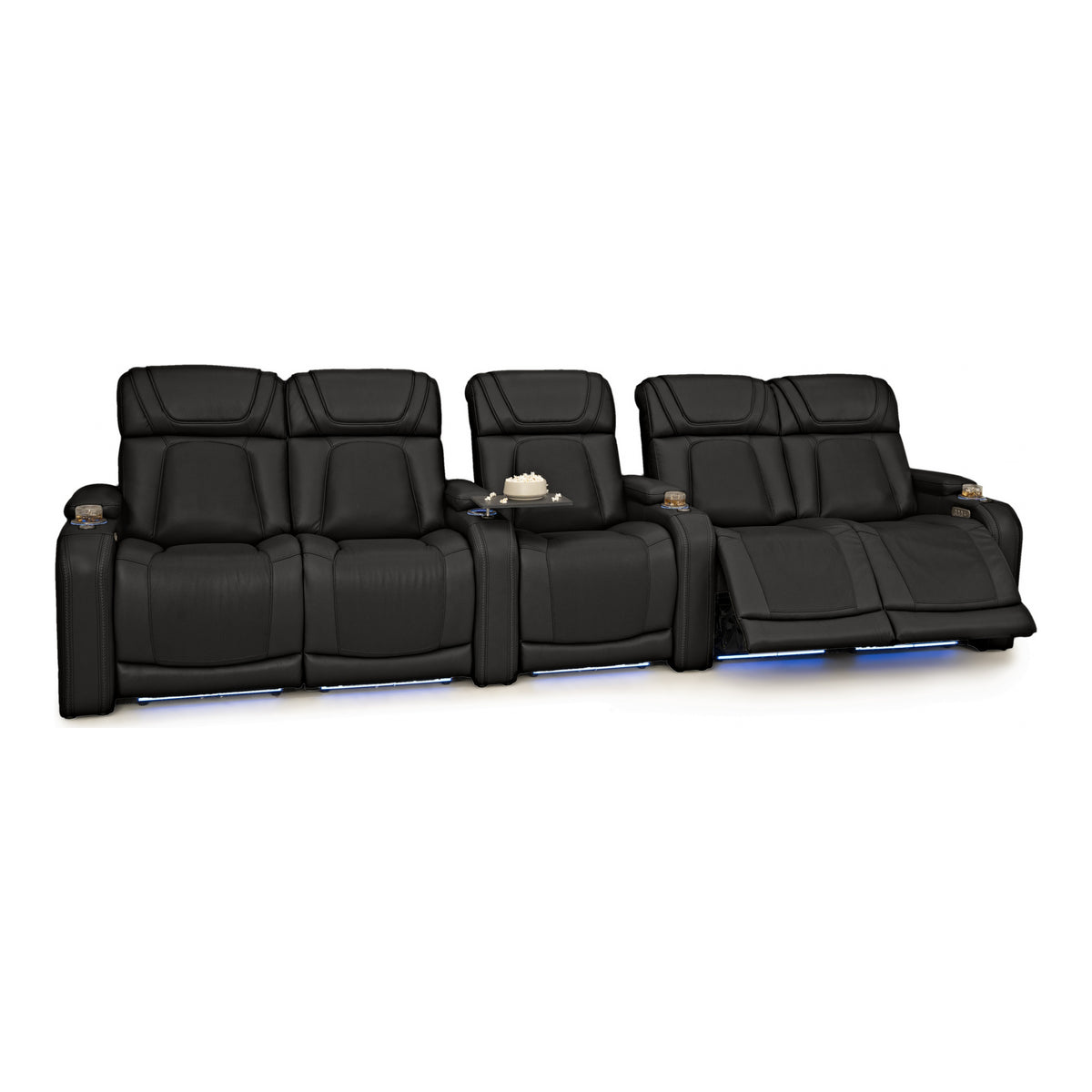 Caliente Zero Gravity Home Theater Seating with Heat & Massage