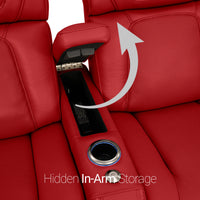 Caliente Zero Gravity Home Theater Seating with Heat & Massage