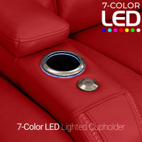 Caliente Zero Gravity Home Theater Seating with Heat & Massage