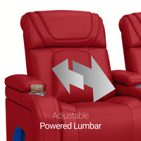 Caliente Zero Gravity Home Theater Seating with Heat & Massage