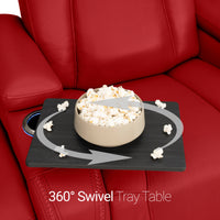 Caliente Zero Gravity Home Theater Seating with Heat & Massage