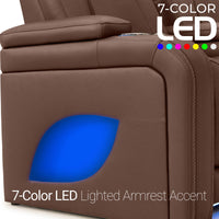 Caliente Zero Gravity Home Theater Seating with Heat & Massage
