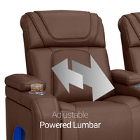 Caliente Zero Gravity Home Theater Seating with Heat & Massage