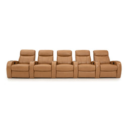 Rialto Italian Leather Home Theater Seating