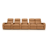Rialto Italian Leather Home Theater Seating