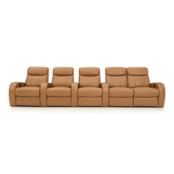 Rialto Italian Leather Home Theater Seating