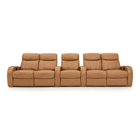 Rialto Italian Leather Home Theater Seating