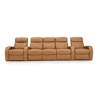 Rialto Italian Leather Home Theater Seating
