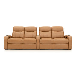 Rialto Italian Leather Home Theater Seating