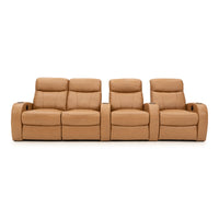 Rialto Italian Leather Home Theater Seating