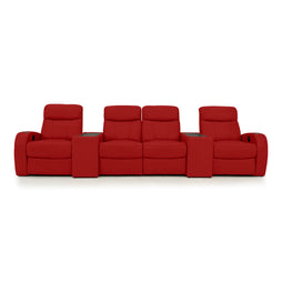 Rialto Italian Leather Console Table Home Theater Seating