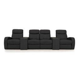 Rialto Italian Leather Console Table Home Theater Seating