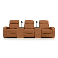 Rialto Italian Leather Console Table Home Theater Seating