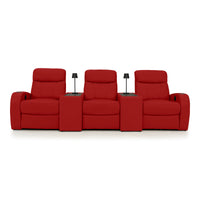 Rialto Italian Leather Console Table Home Theater Seating