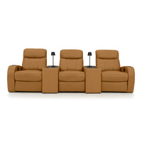 Rialto Italian Leather Console Table Home Theater Seating