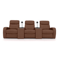 Rialto Italian Leather Console Table Home Theater Seating
