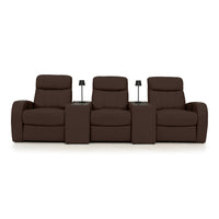 Rialto Italian Leather Console Table Home Theater Seating