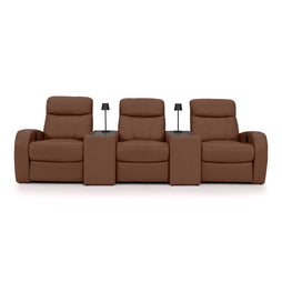 Rialto Italian Leather Console Table Home Theater Seating