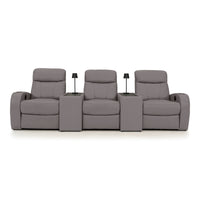 Rialto Italian Leather Console Table Home Theater Seating