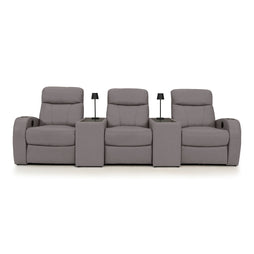 Rialto Italian Leather Console Table Home Theater Seating
