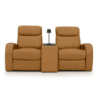 Rialto Italian Leather Console Table Home Theater Seating